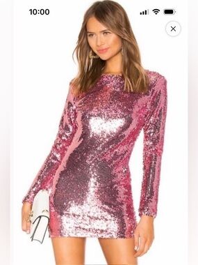 Superdown by Revolve Cindi Sequin Mini Dress, womens small, NWT ($110)!